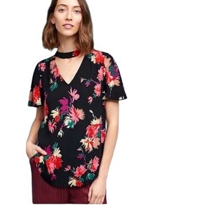 Anthropologie| Maeve | Chocker Blouse | Size XS.